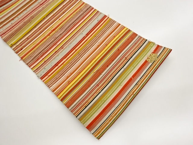 JAPANESE NAGOYA OBI / WOVEN STRIPE